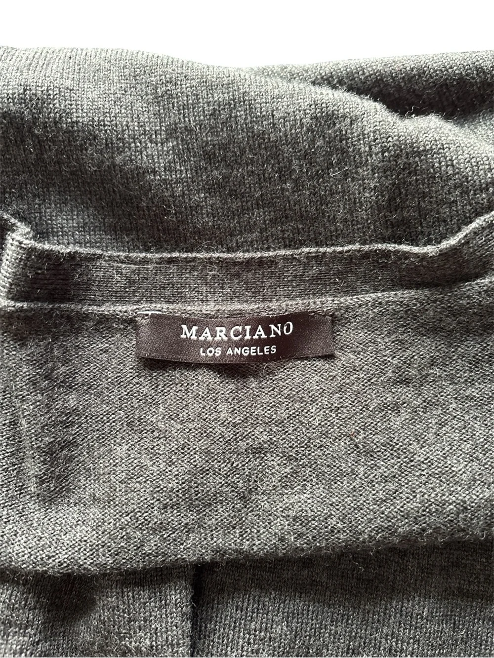 Marciano by Guess 100% Wool Charcoal Grey Cardigan XXL